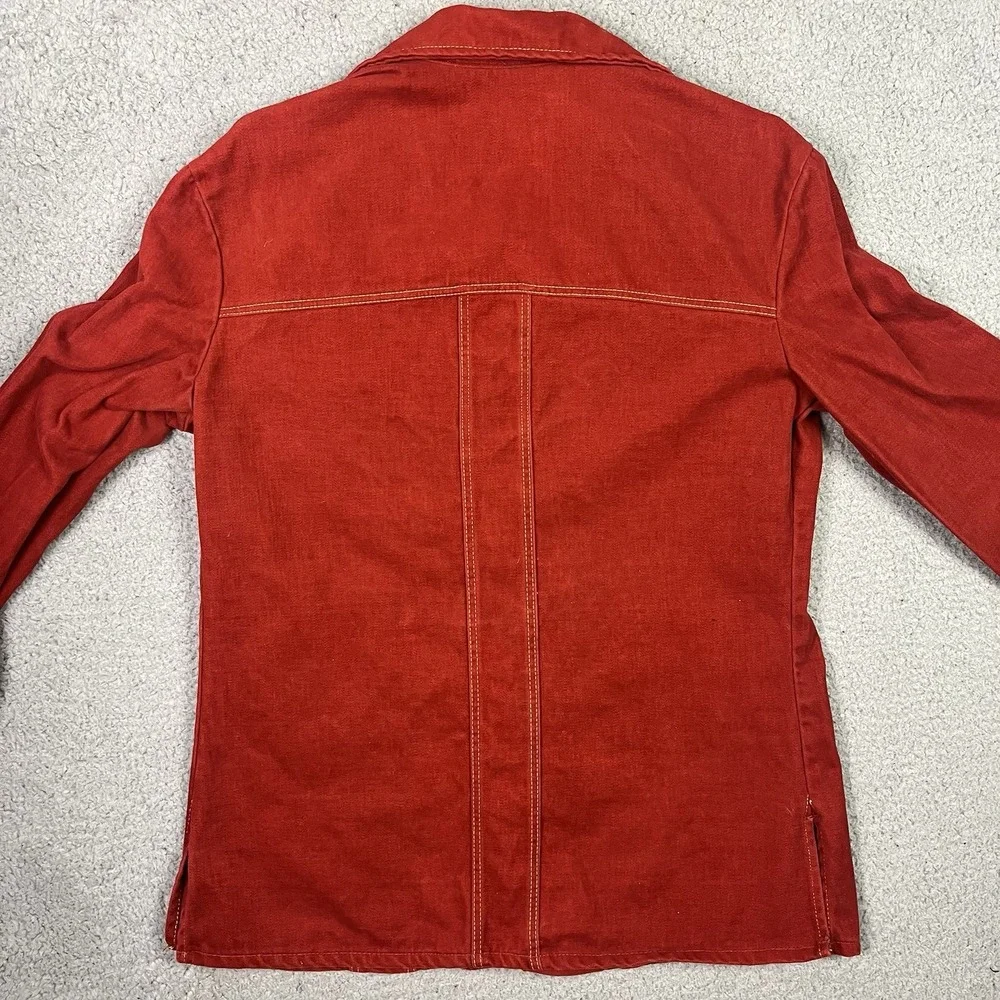 Vintage 70s Mr Leggs‎ Sportswear Jacket Red Coat & Matching Pants Western Style